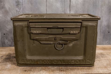 Vintage Military Ammo Box 